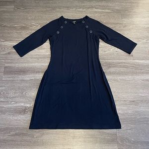 Navy blue mini dress